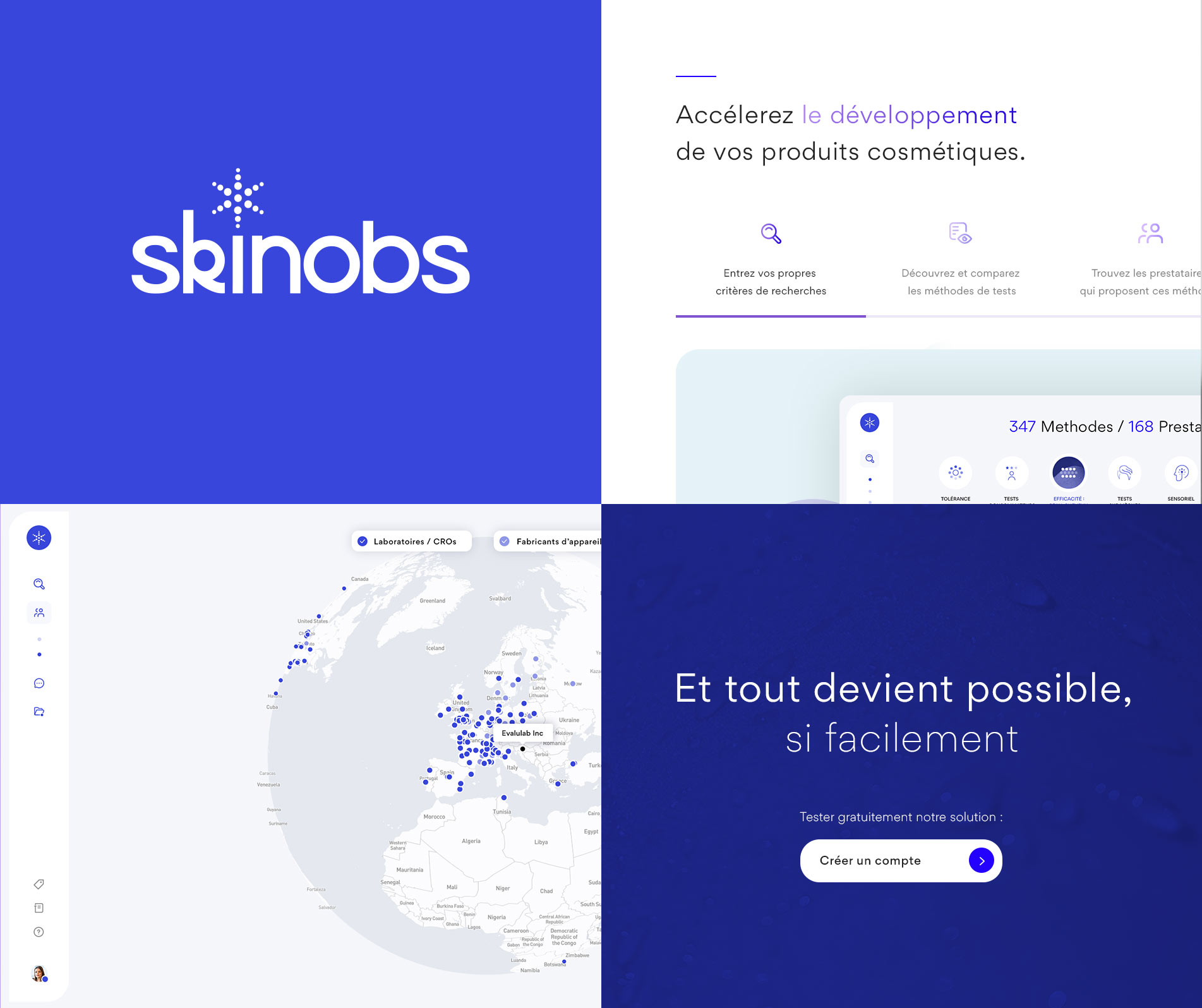 Skinobs à Aix-les-Bains, création du site internet, Hervé Augoyat